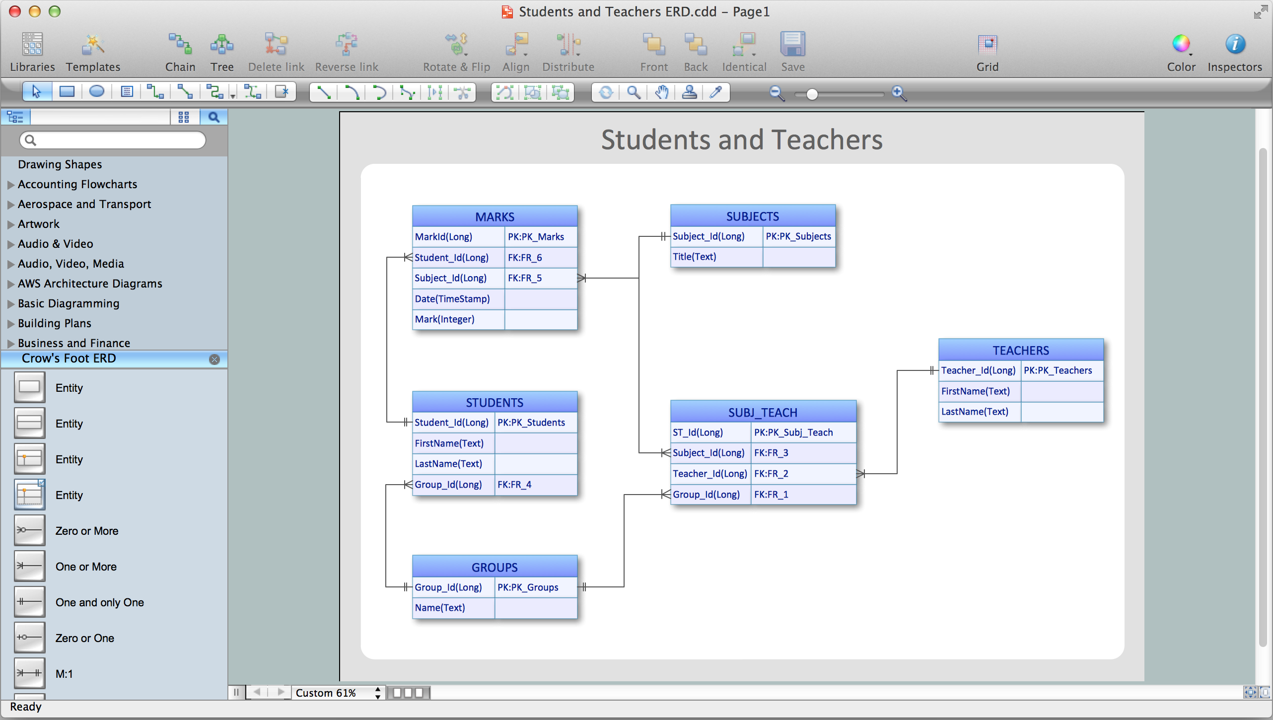 Visio 2013 Entity Relationship Diagram Atkinsjewelry