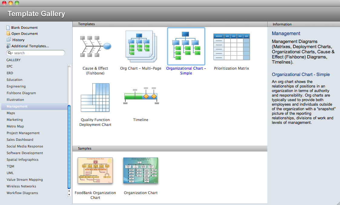 Organizational chart software - create organizational chart!