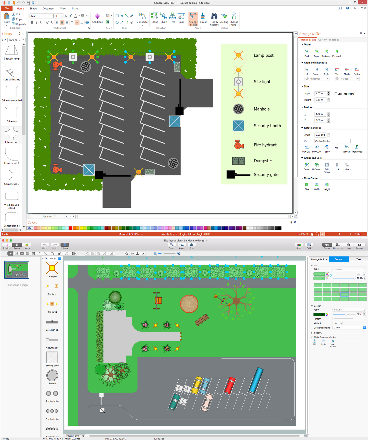 Free Land Plot Layout Design Software, Landworkscad Best Landscape