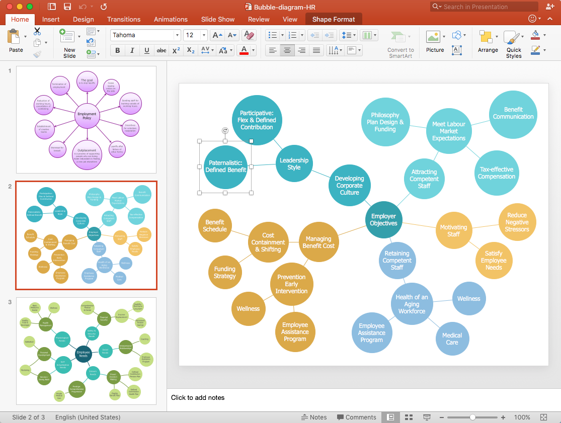 Bubble Diagrams How To Add A Bubble Diagram To PowerPoint 