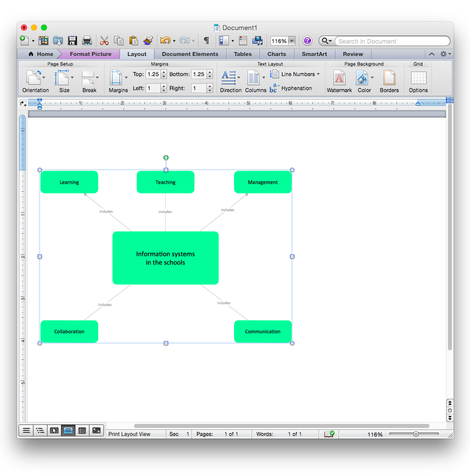 Add A Concept Map To A MS Word Document ConceptDraw HelpDesk