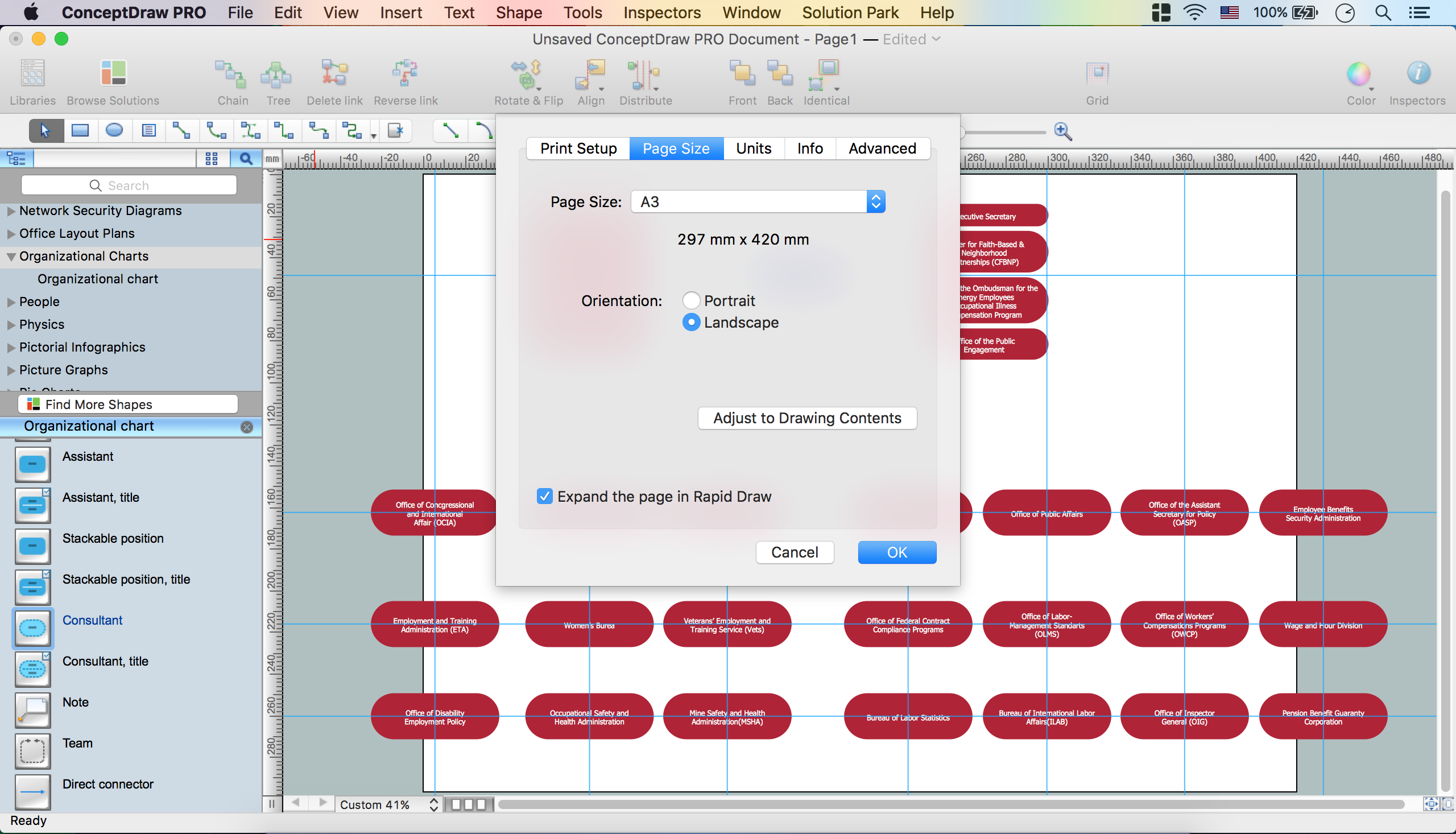 Create Organizational Chart