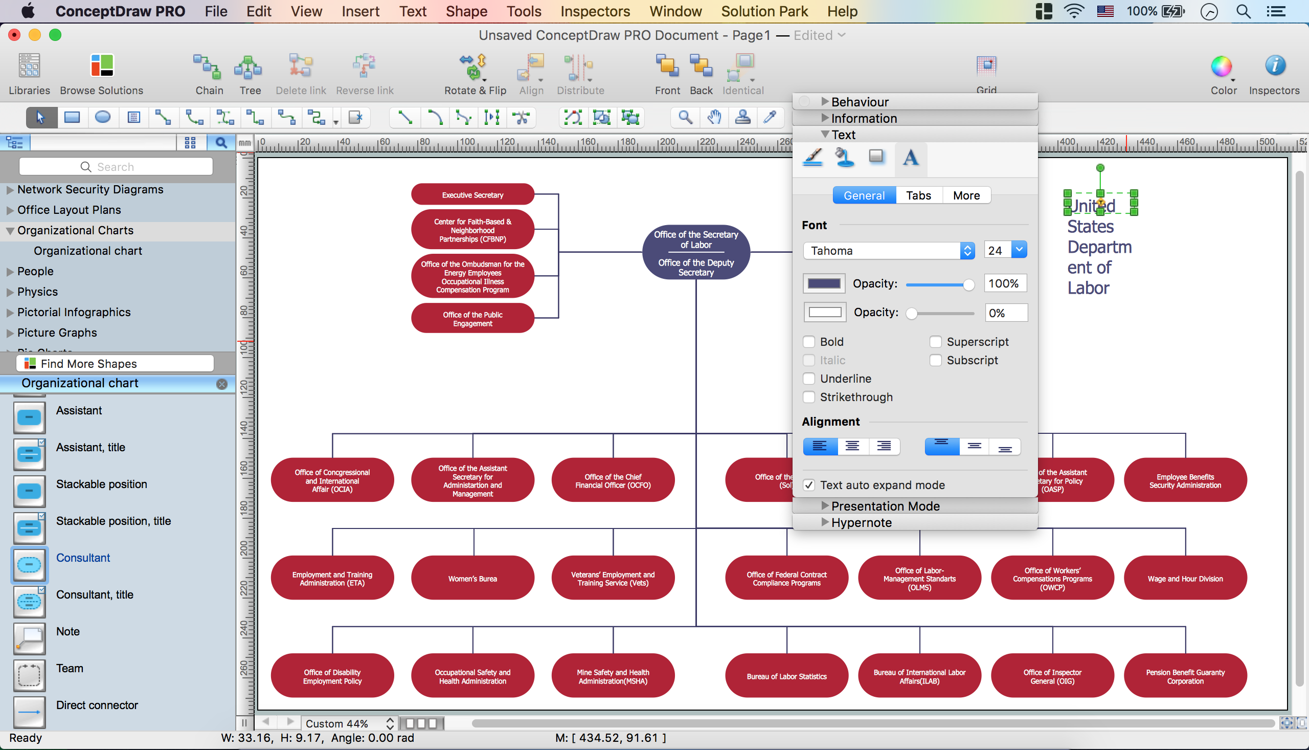 Create Organizational Chart