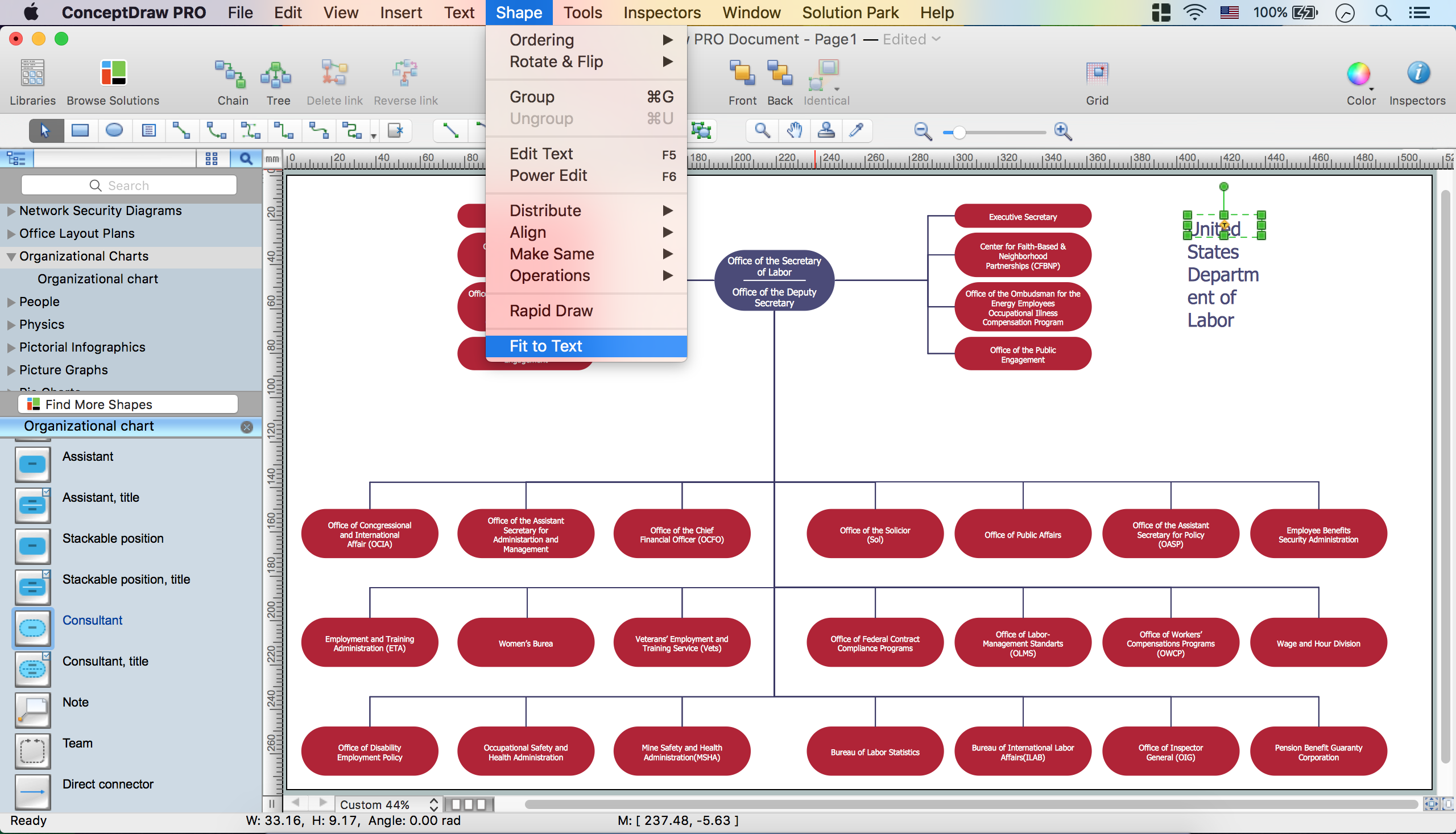 Create Organizational Chart