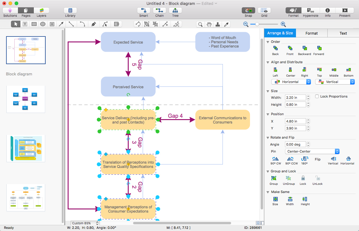 Make A PowerPoint Presentation Of A Block Diagram ConceptDraw HelpDesk