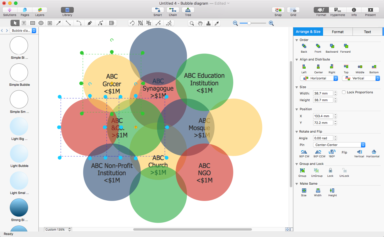 Add A Bubble Diagram To MS Word ConceptDraw HelpDesk