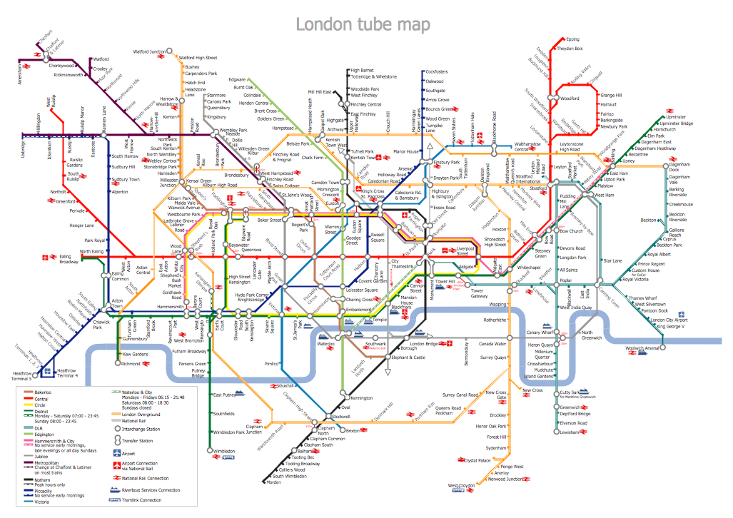 MTA Subway Map - London Tube Map