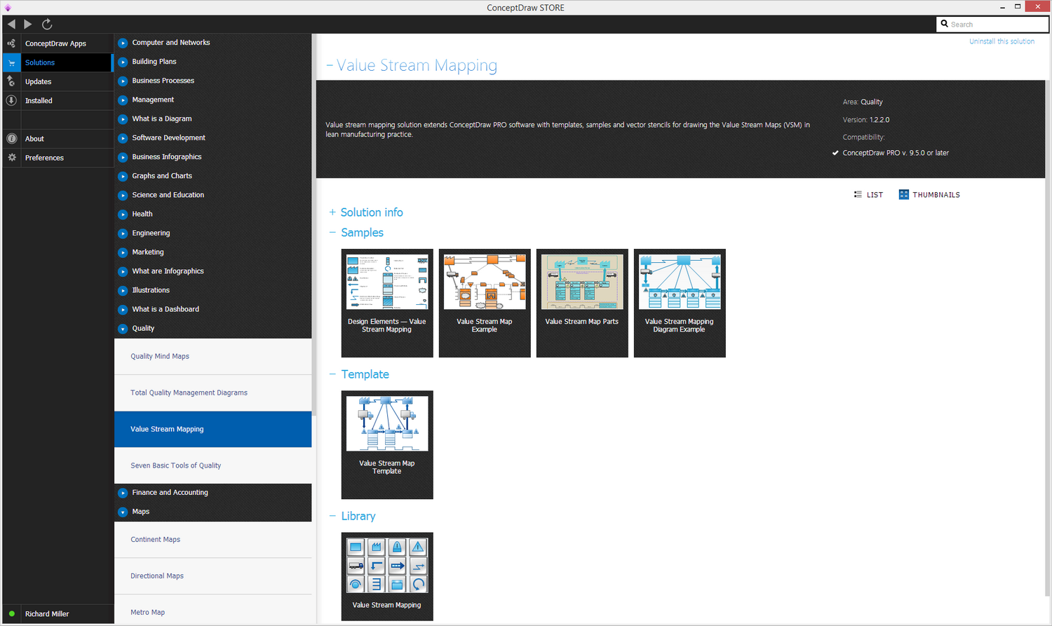 Value Stream Mapping Solution in ConceptDraw STORE
