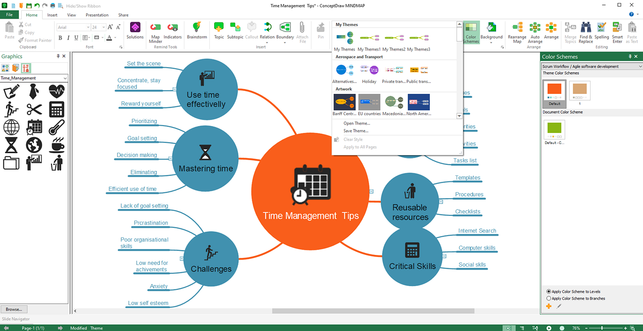 ConceptDraw MINDMAP Key Features ConceptDraw