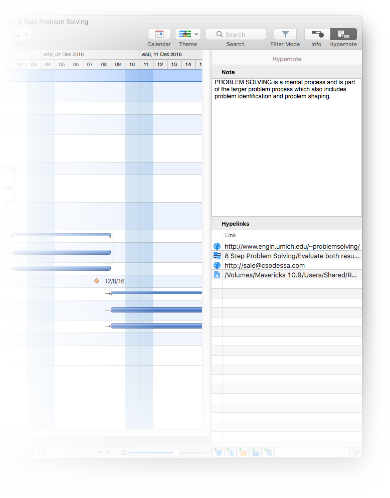 ConceptDraw PROJECT v8