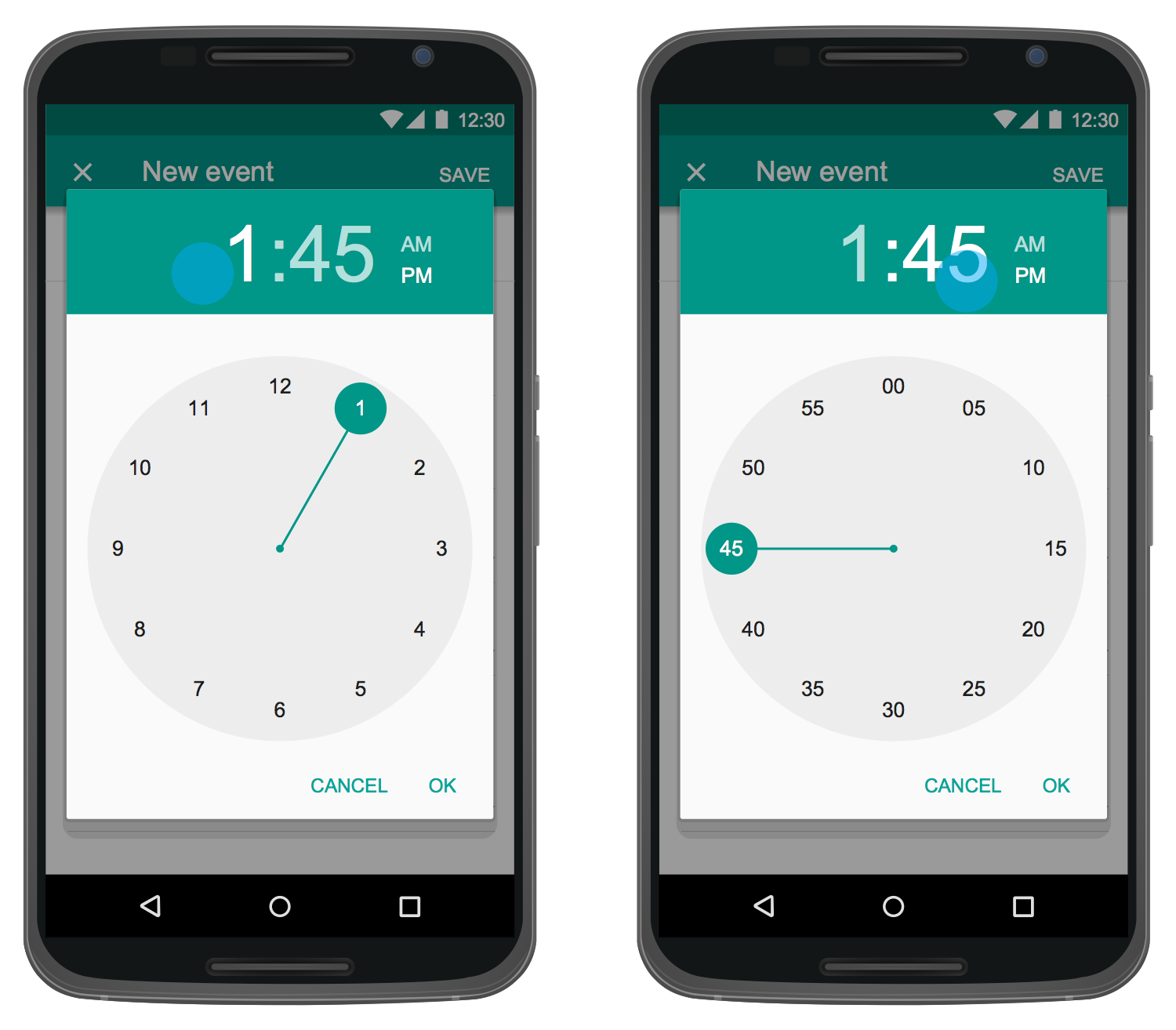 User Interface Android — Time Picker Dialog