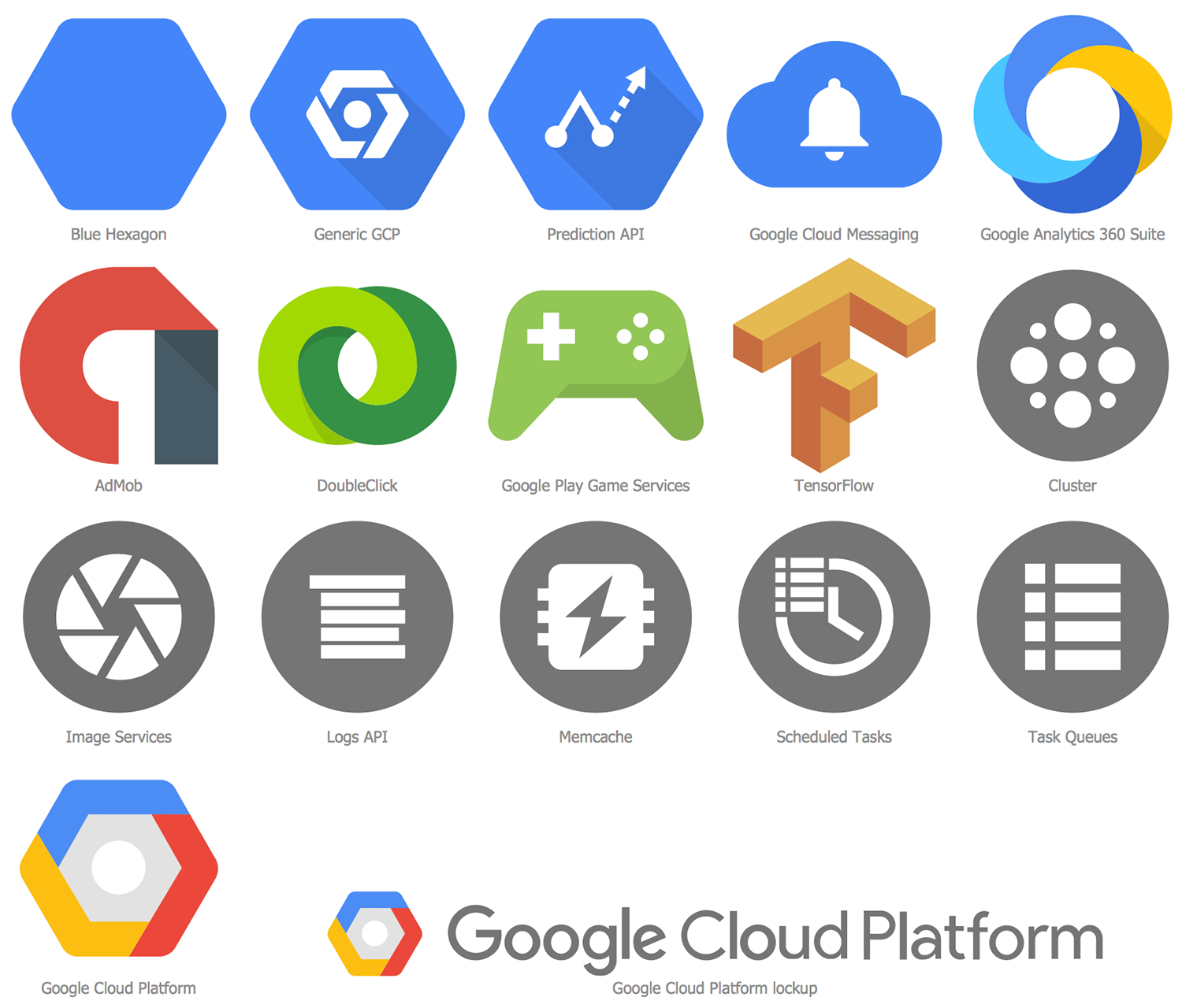 Design Elements Google Cloud Platform — Extras