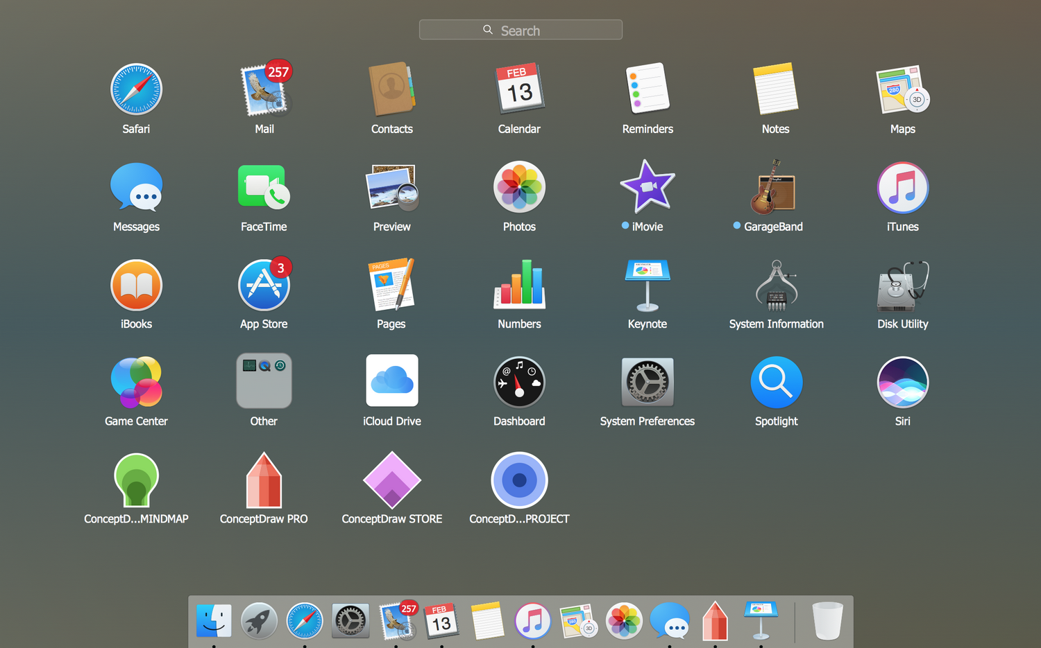 User Interface Design Example - macOS 10.12 Sierra – Apps