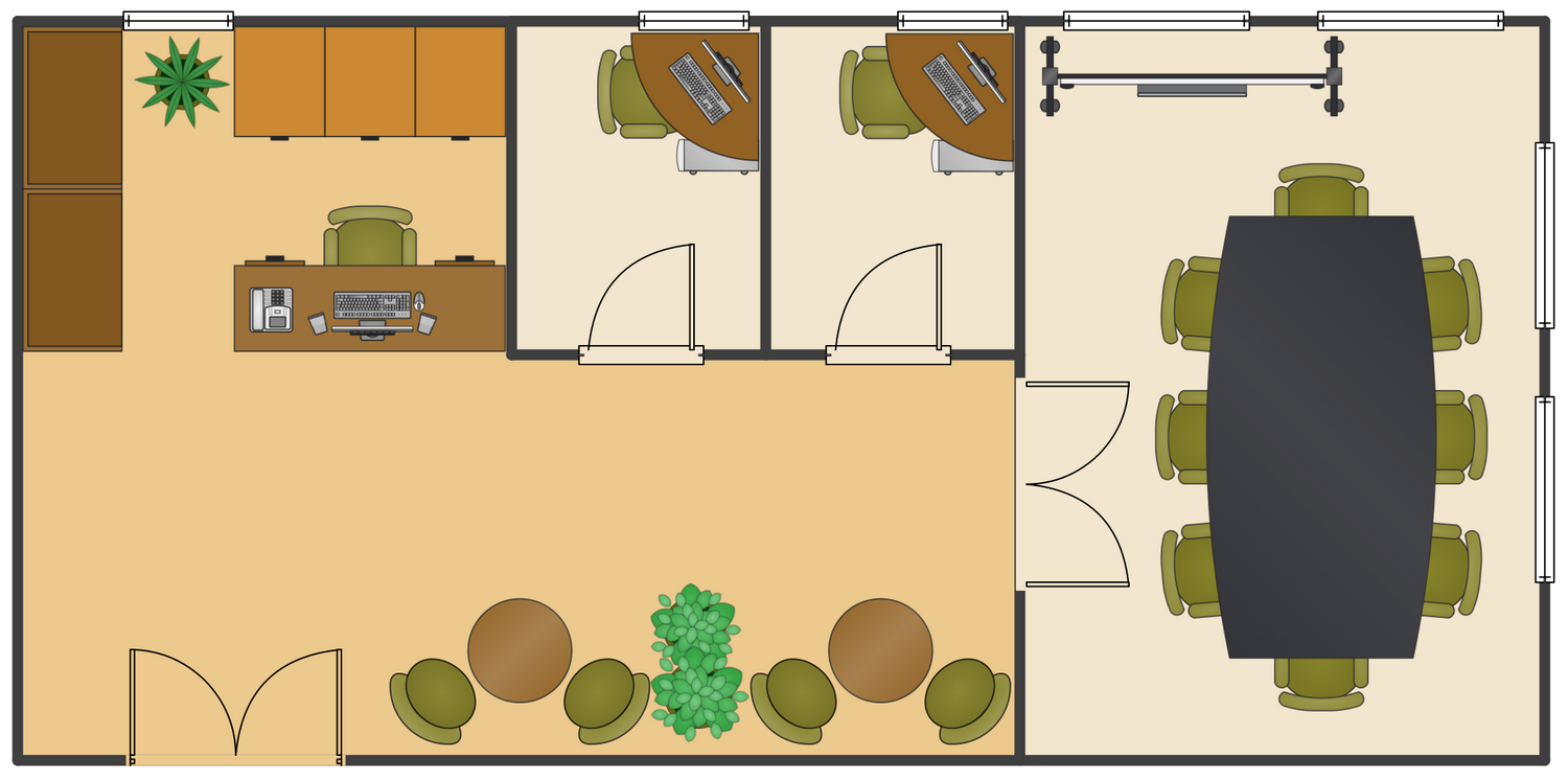 Office Layout Plans Solution | ConceptDraw.com