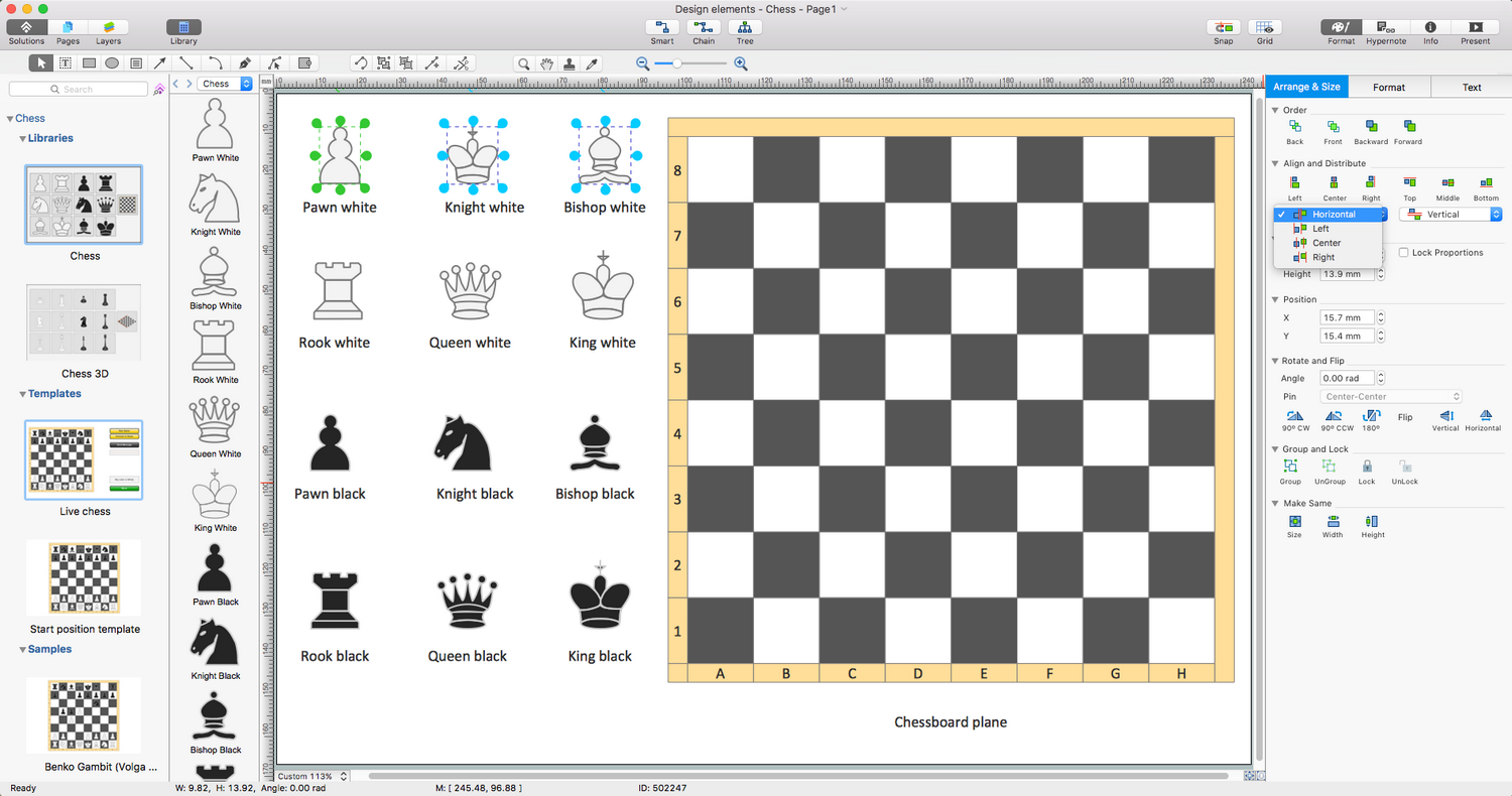 Playing Chess Online  ConceptDraw HelpDesk