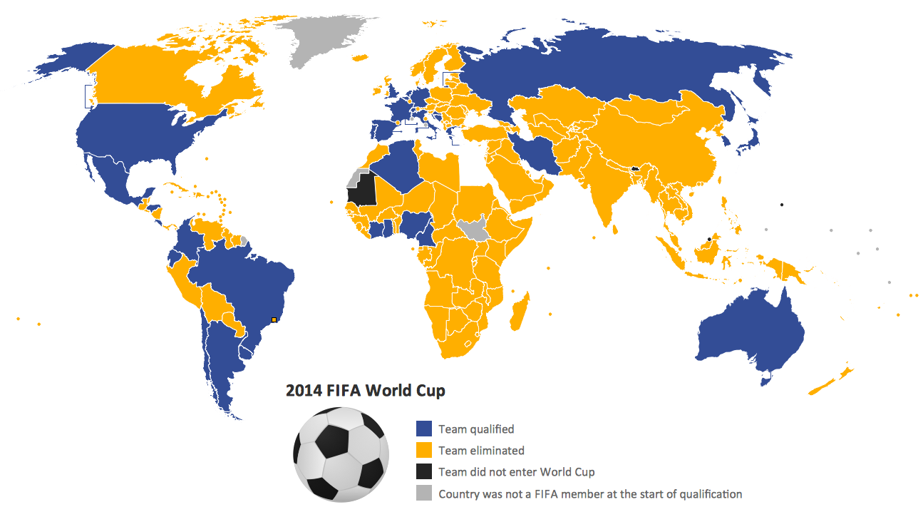 2014 FIFA World Cup - Brazil location map