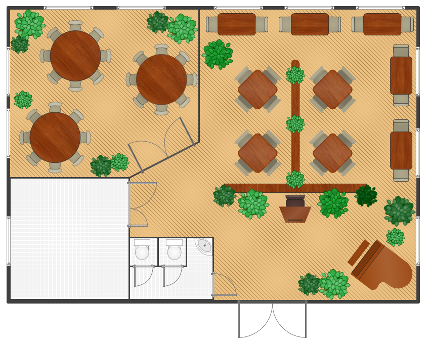 Restaurant Floor Plan *