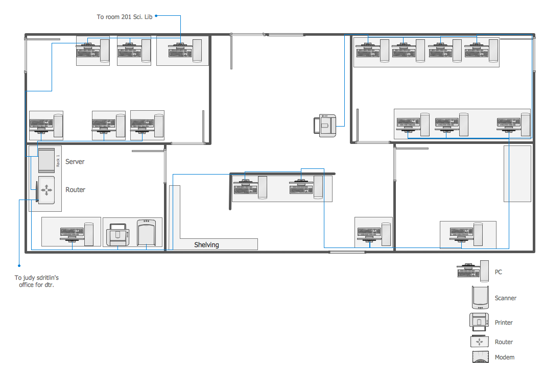 Network Layout Floor Plans | Network Concepts | How To Create an MS