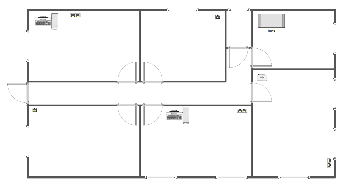 Visio Computer Room Floor Plan Template Floor Roma