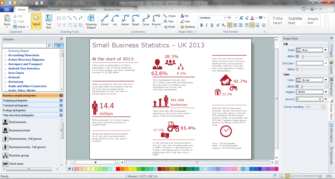 software for infographic design