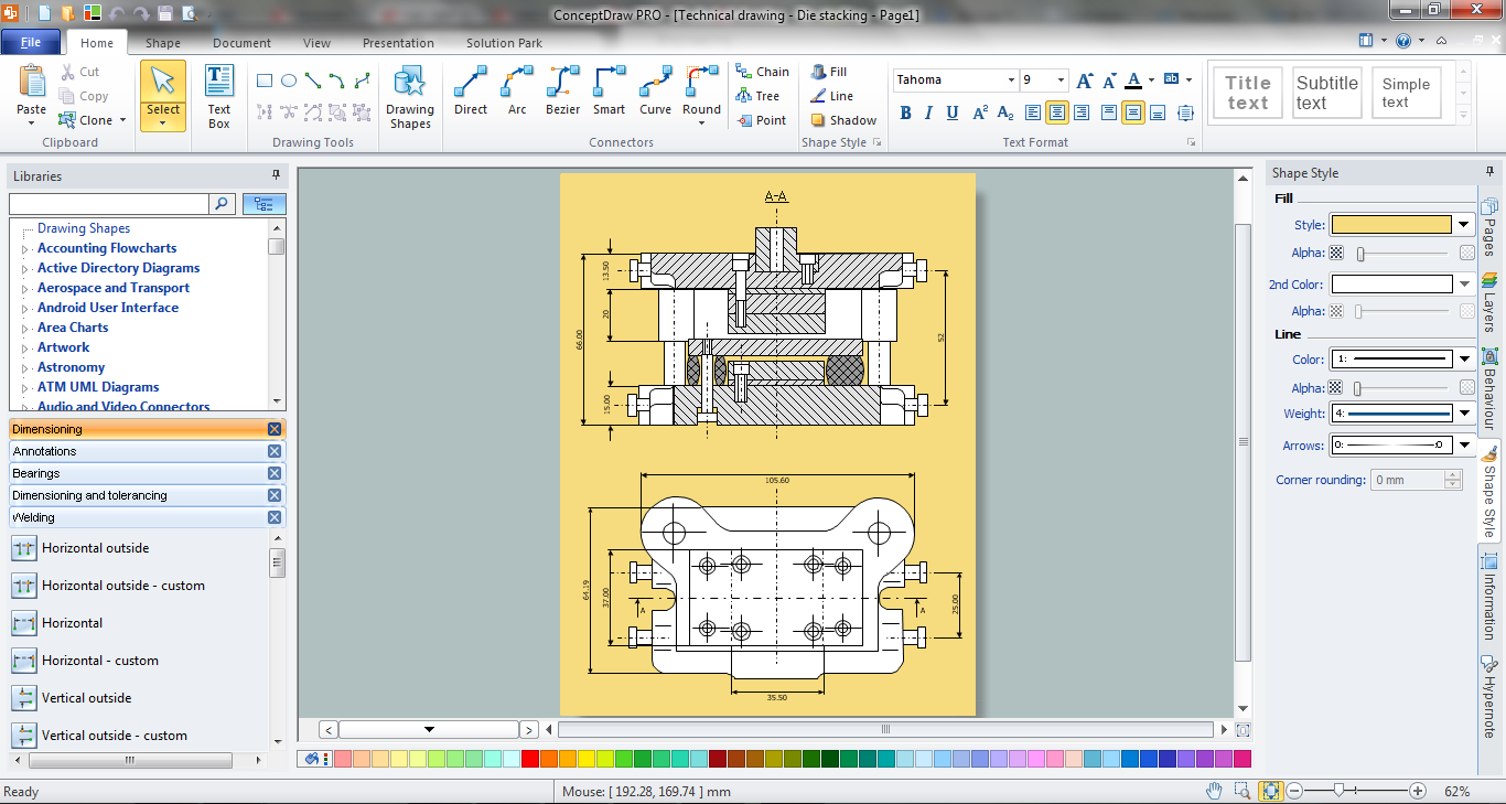 Mechanical Drawing Software *