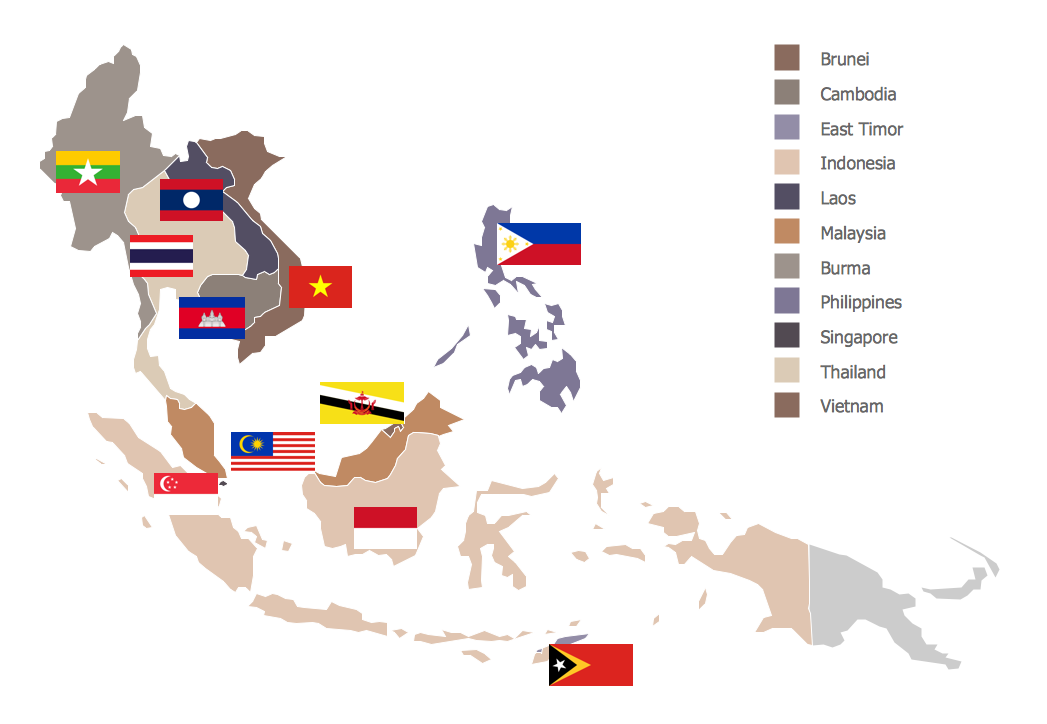 Continents and Oceans Map