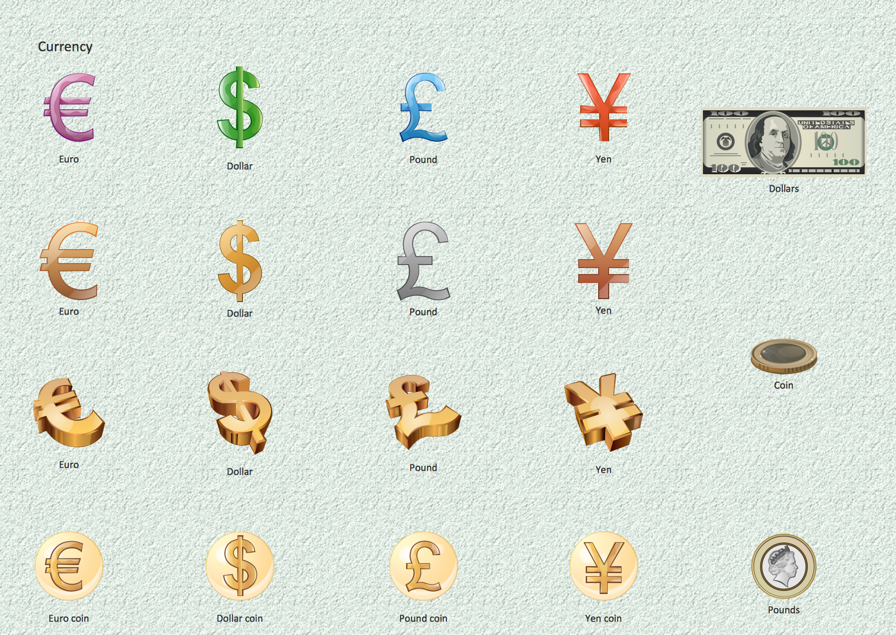 currency design elements