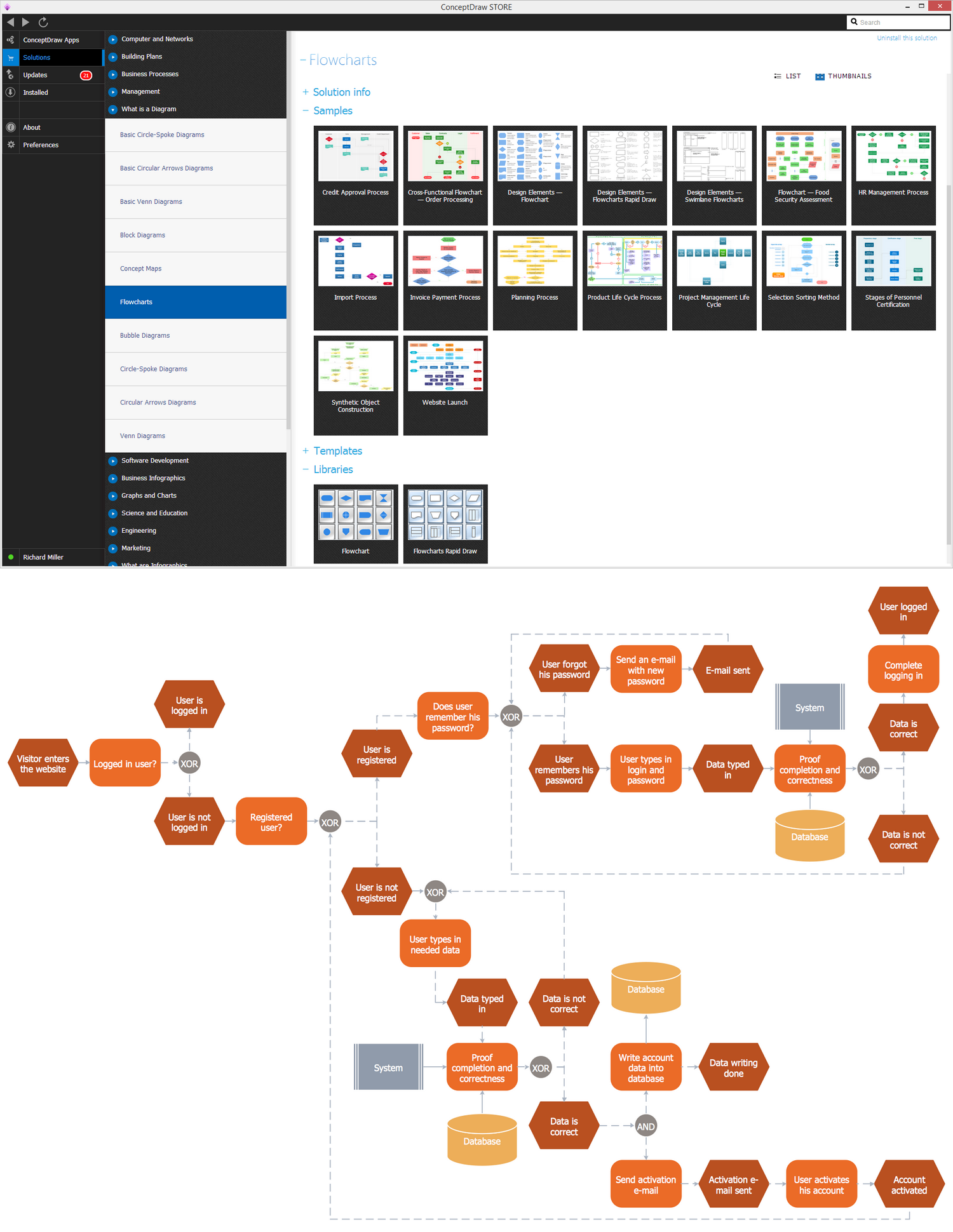 Website Flow Template