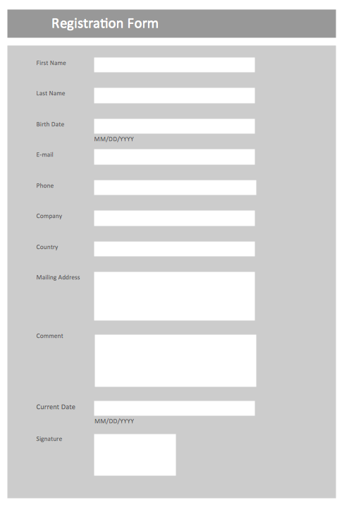 Form Maker. Form Design. Create a Form Design