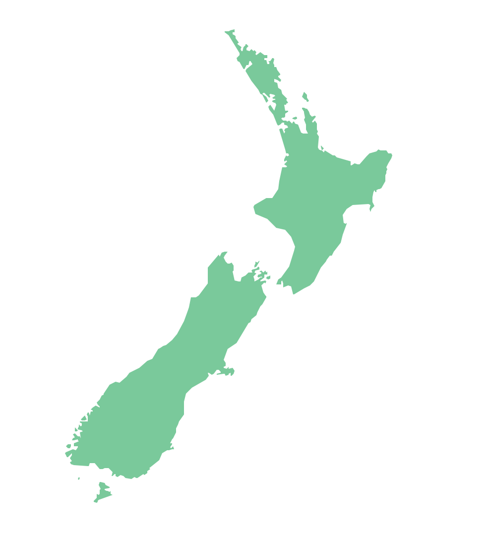 Queensland New Zealand Map