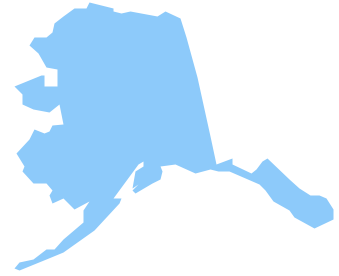 Geo Map — USA — Alaska *