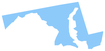 Geo Map - USA - Maryland