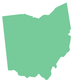 Geo Map - USA - Ohio *