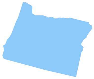 Geo Map - USA - Oregon