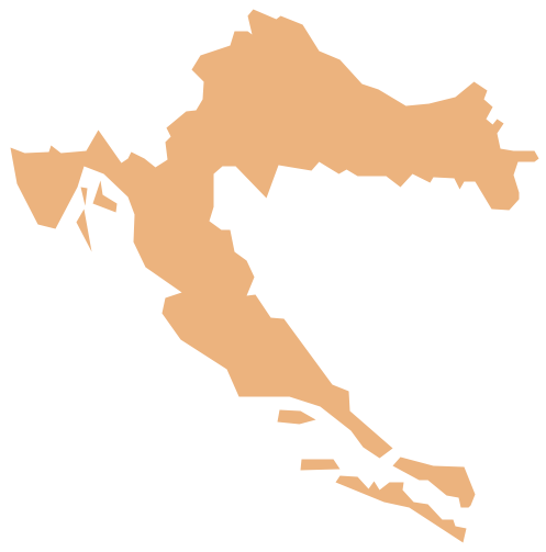 Geo Map - Europe - Croatia