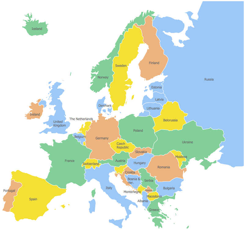 Geo Map — Europe *