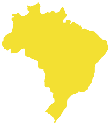 Brazil Map Shape 