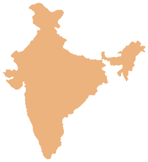 Geo Map - Asia - India *