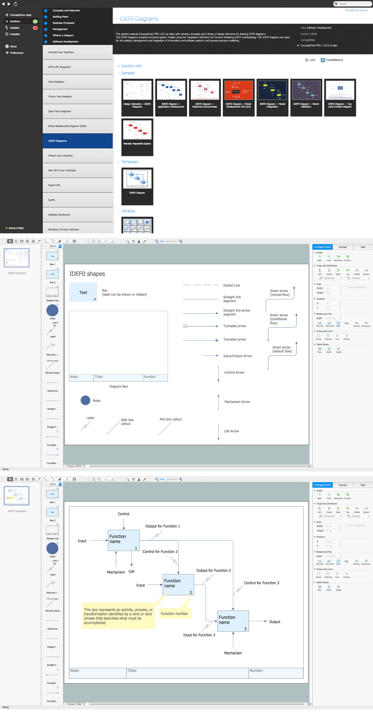 visio database model diagram template download