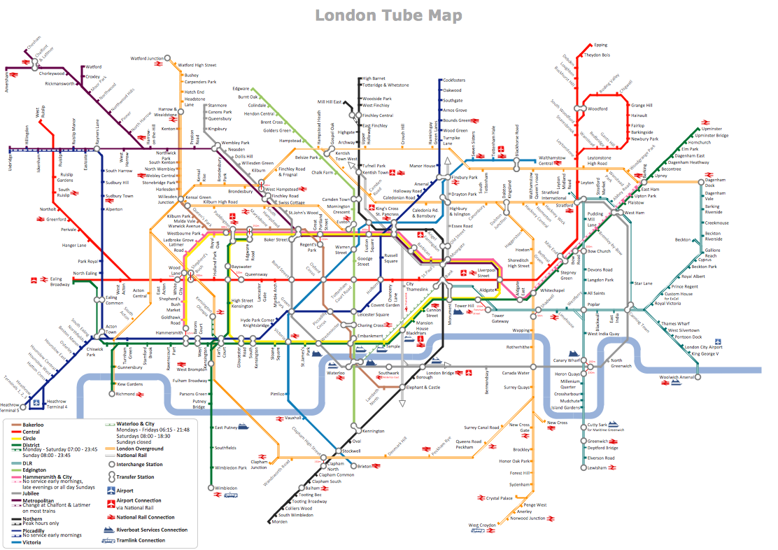 London tube map