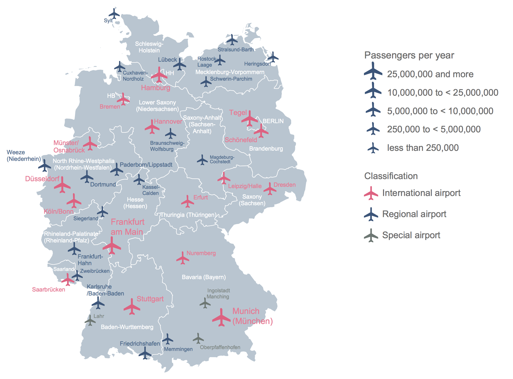 Airports In Berlin Germany Map - United States Map