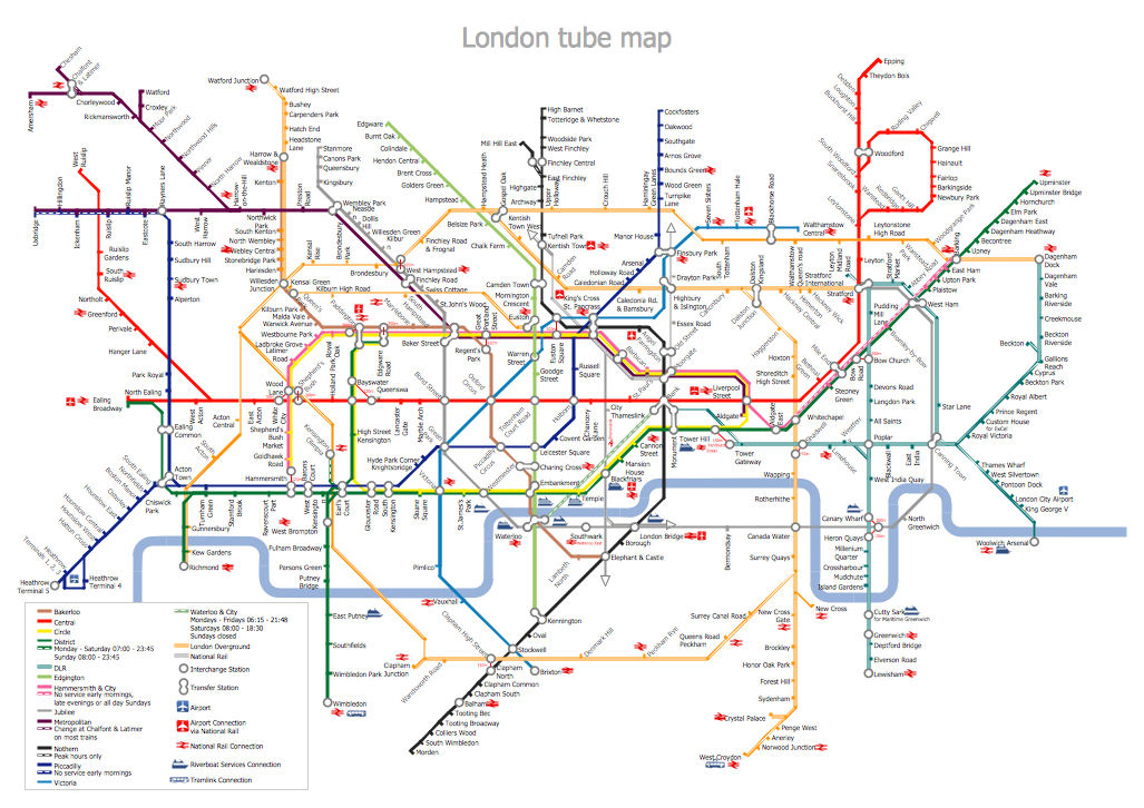 Metro Path Map