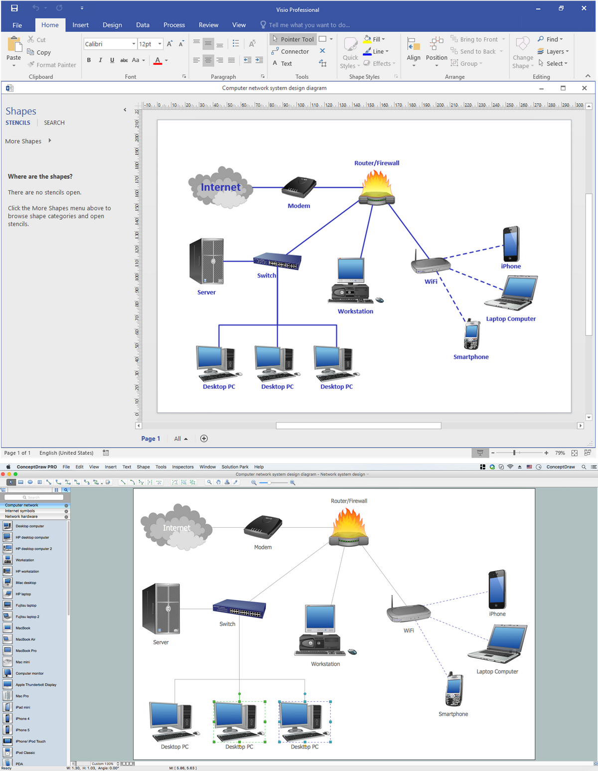 conceptdraw diagram visio