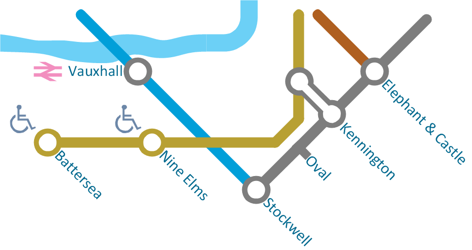 Northern line extension to Battersea via Nine Elms - Spatial infographics