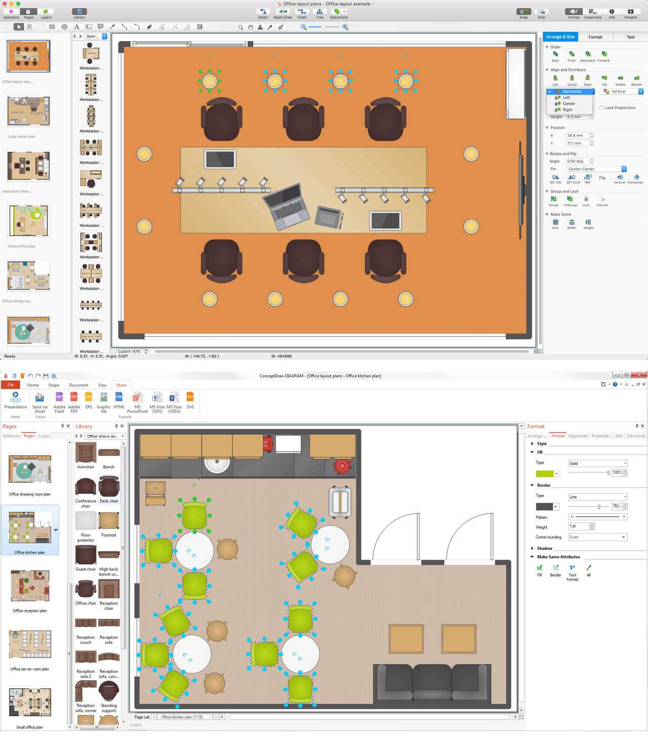 office layout