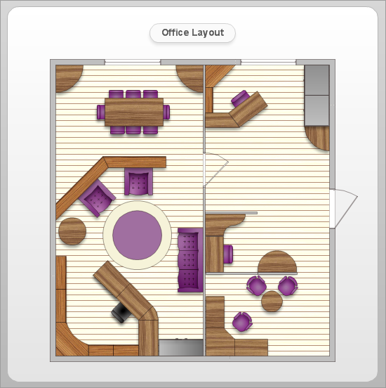 simple office design plan