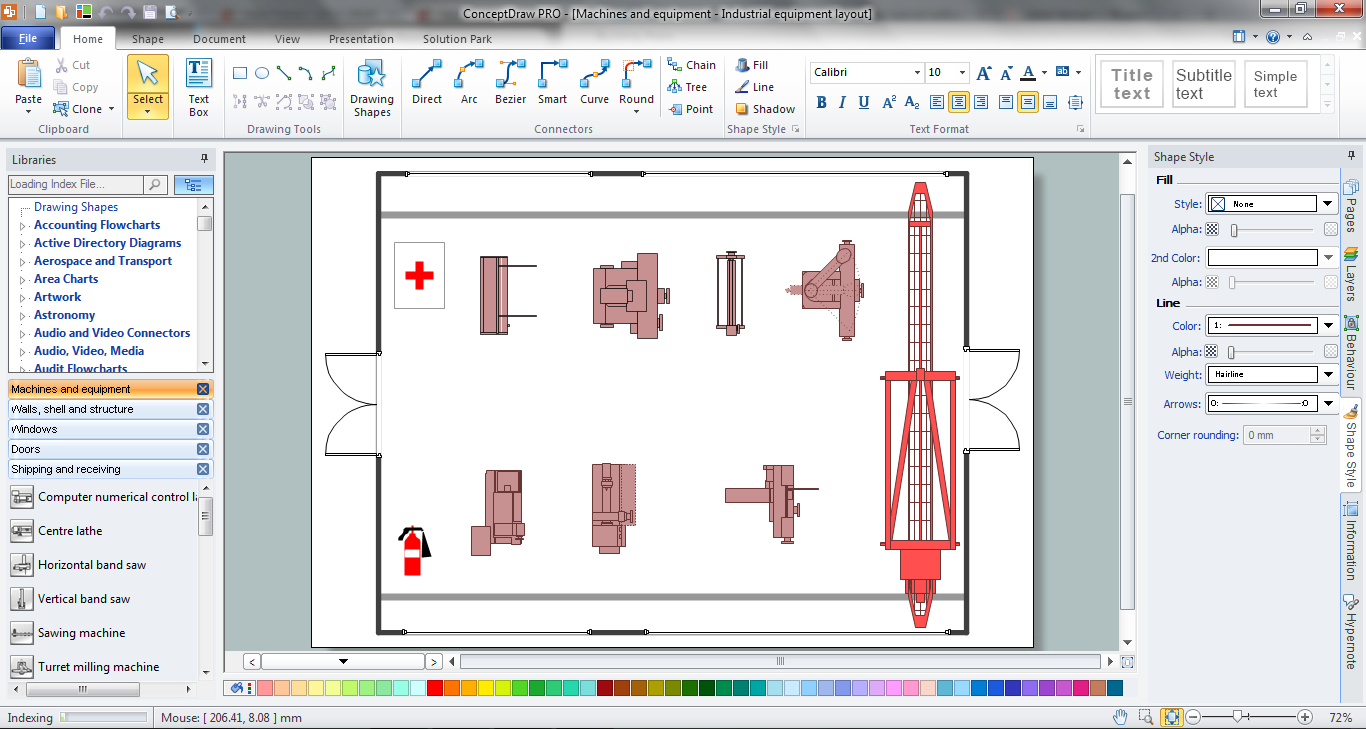 Plant Layout Plans | Plant Design Solutions | Network Layout Floor