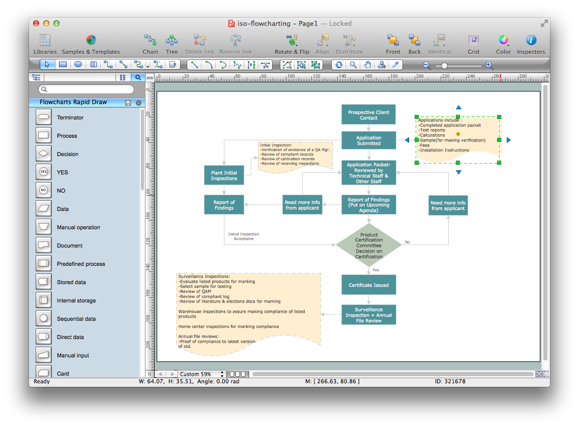 Quality Control Chart Software — ISO Flowcharting *