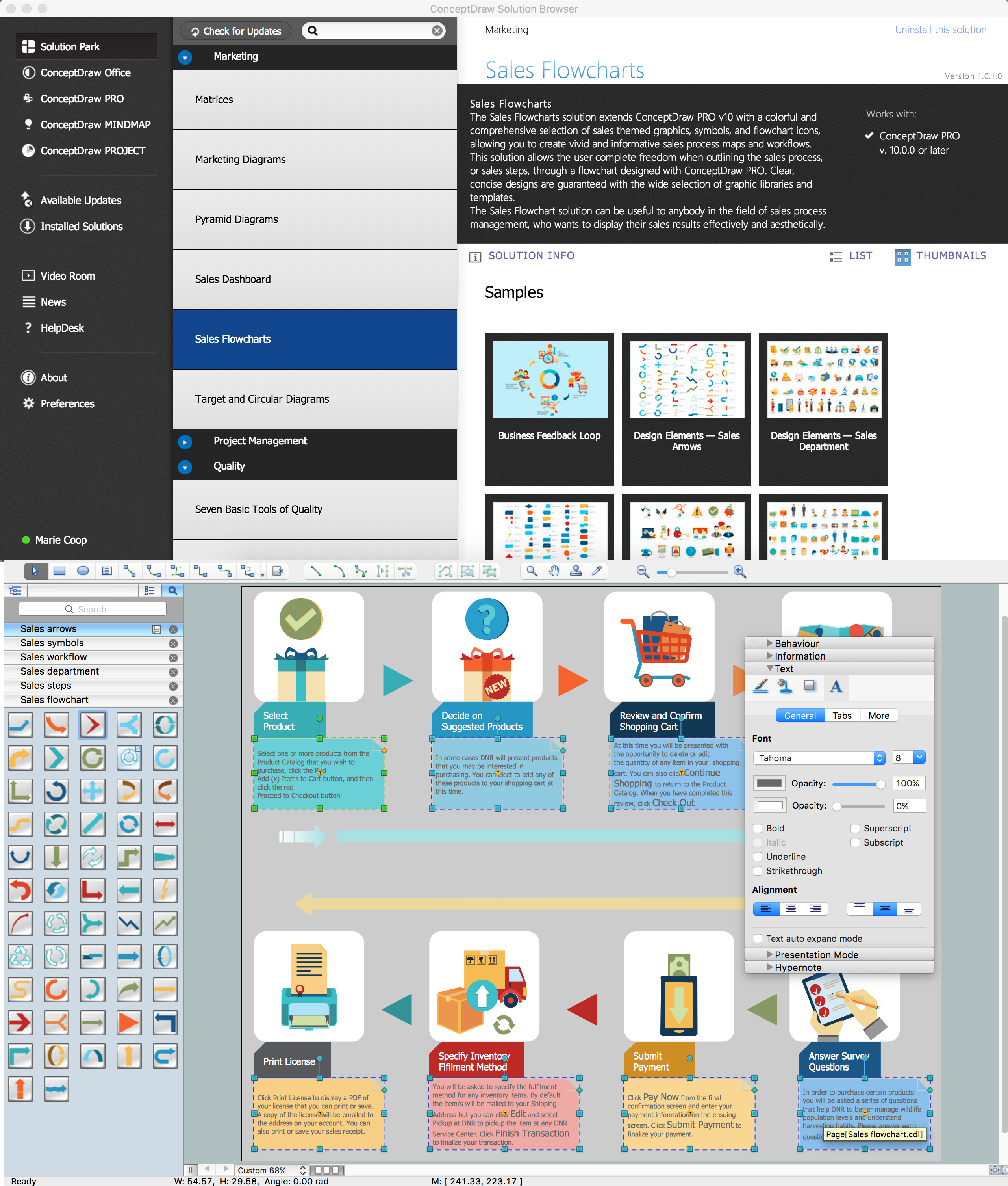 Flowchart design. Flowchart symbols, shapes, stencils and icons, How To  Create a Flow Chart in ConceptDraw, Flowchart Components