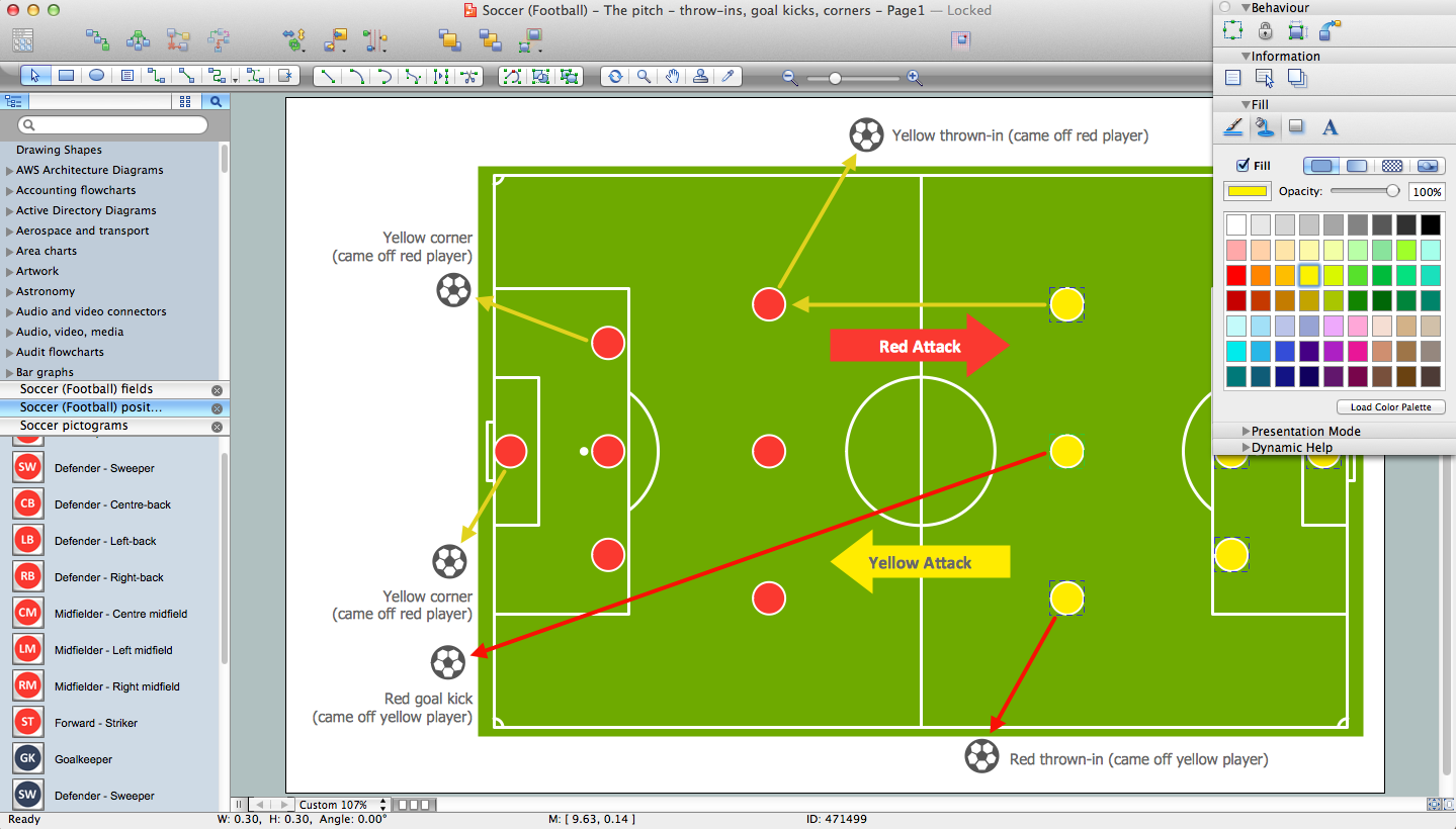 Soccer (Football) Diagram Software *